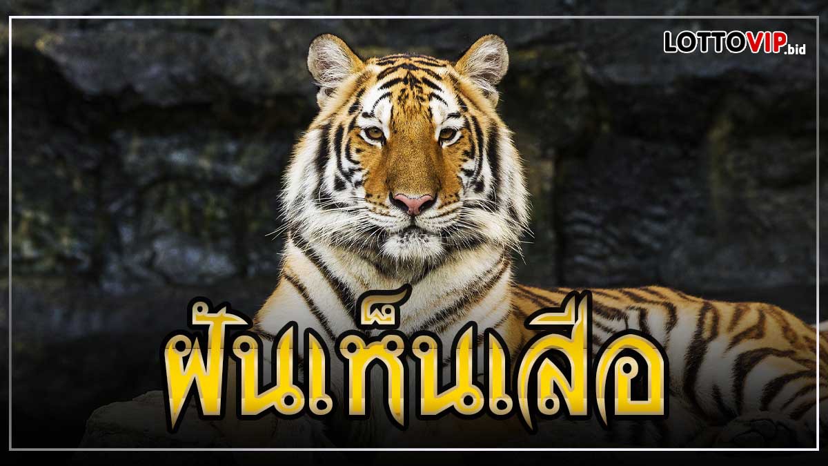 ฝันเห็นเสือ