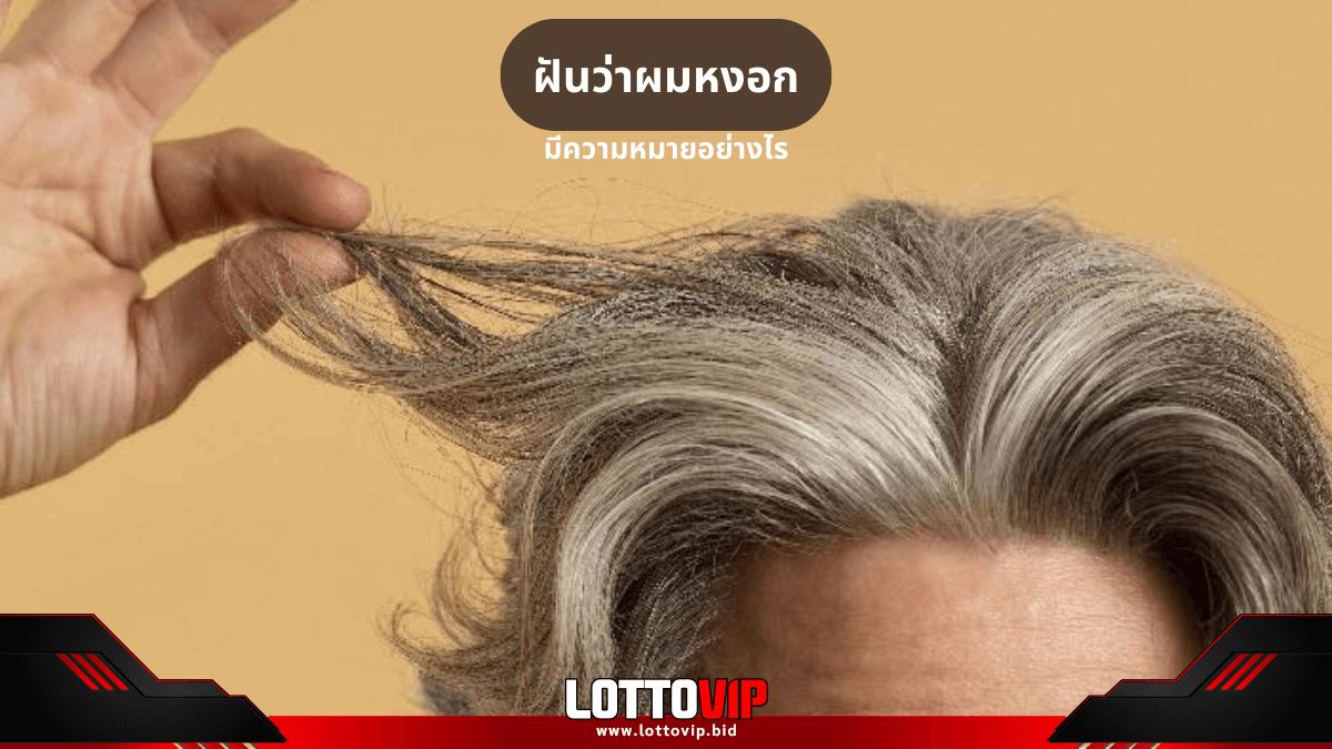 ฝันว่าผมหงอก