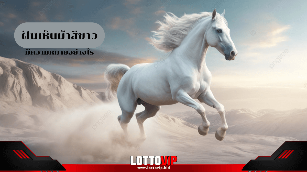 ฝันเห็นม้าสีขาว